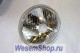 Wesem PES4.48900 Оптический элемент Wesem головного света Икарус, Камаз, Волга, Нива, ВАЗ с пыльником. ПРОЗРАЧНОЕ СТЕКЛО (без габаритной лампы)